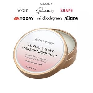 Jenny Patinkin Vegan Makeup Brush Cleaner Soap with Pad