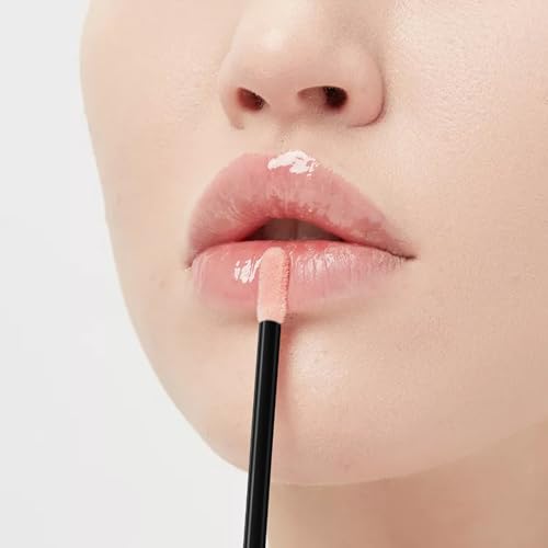 Chanaco 700Pc Disposable Lip Brushes Black Flocking Applicators