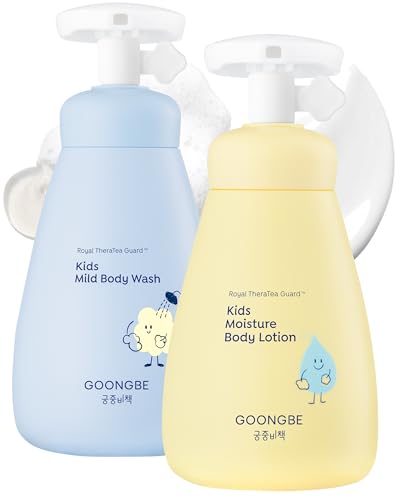 GOONGBE Kids Body Care Set - Low pH Wash & 24hr Lotion