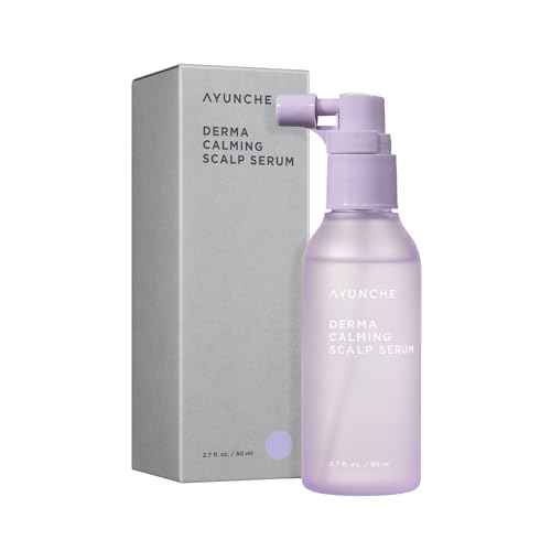 AYUNCHE Derma Calming Hair Serum 2.7 fl oz (80ml) [For Dry & Weakened Scalp] | Moisturizing and Soothing | Cica Hair Care | Vegan | Korean Salon Brand