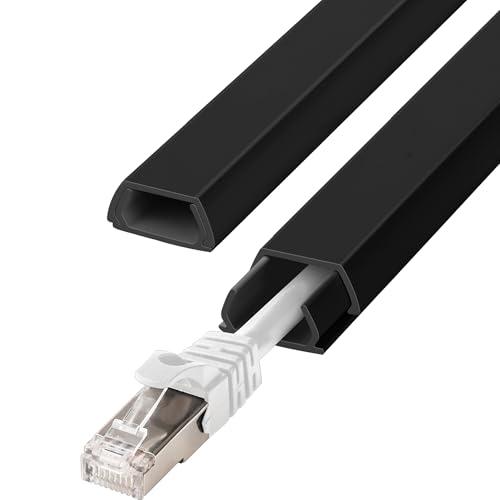 Wall Cable Hider Kit, 116in Paintable Cord Cover