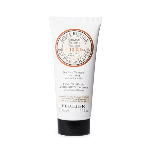 Perlier Shea Butter & Sweet Almond Milk Hand Cream - Almond Milk Variant, 3.3 oz