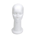 15" Foam Mannequin Head Display Stand for Wigs & Hats