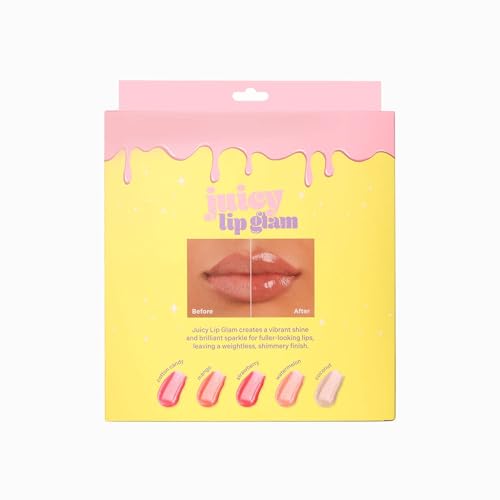 NICKA K Juicy Lip Glam Shimmer Gloss - 5 Vibrant Flavors