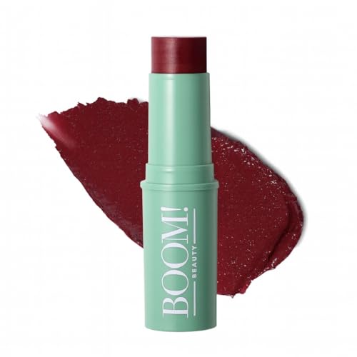 Boomstick Color Cream Blush Stick for Cheeks, Eyes & Lips, Berry