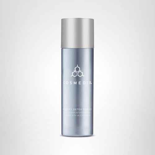 COSMEDIX Purity Detox Face Scrub - Gentle, Multi-Layer Facial Detox Treatment Exfoliates & Cleanses Skin of Dirt, Oil, Impurities & Clogged Pores - AM & PM Dry Powder Scrub with Salicylic Acid