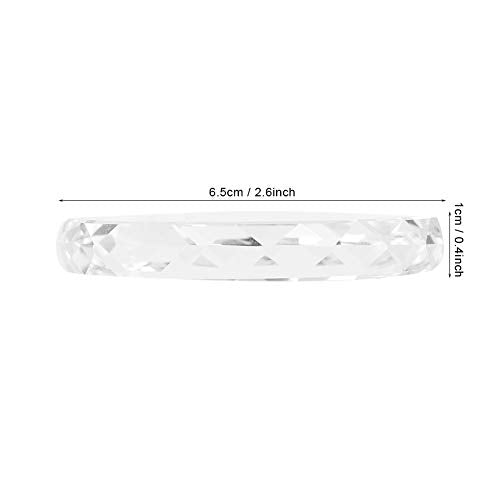 Round Glass Nail Art Palette for Mixing Nail Polish & Gel