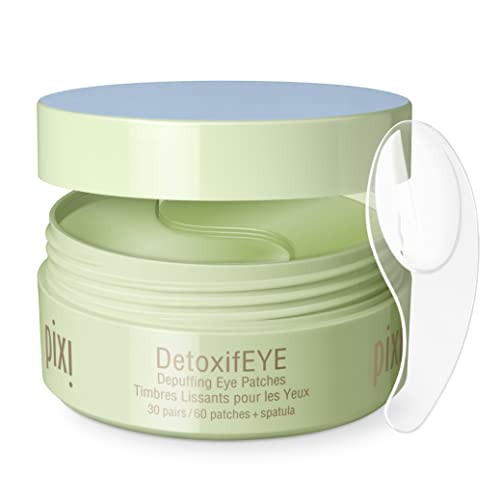 Pixi DetoxifEYE Hydrogel Eye Patches - Depuffing & Hydrating, 60ct