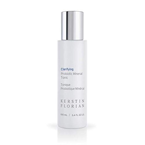 Kerstin Florian Clarifying Probiotic Mineral Tonic | Detoxifying Toner for Face & Body | Natural Skincare to Clarify and Regulate Oily Skin & Clear Pores | Gentle Formula for Women & Men (3.4 fl oz)