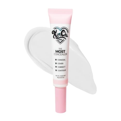Kimchi Chic Full Coverage Concealer with Brush Applicator, 0.63 oz