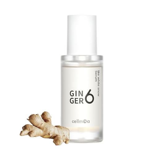 Face Serum - 70% Ginger Water, Deep Hydration with Niacinamide and Hyaluronic Acid, Revitalizing Korean Skincare for Glowing Skin, 1 fl oz