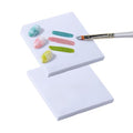 100pcs Nail Art Palette Paper - Double-Sided Disposable 3x3"