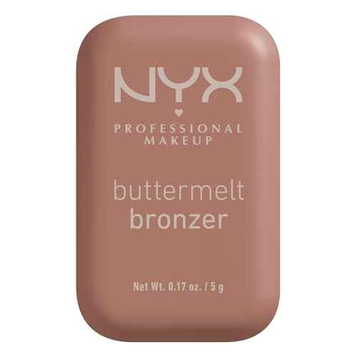 NYX PROFESSIONAL MAKEUP Matte Buttermelt Bronzer, Longwear Face Makeup with Up to 12 Hours of Wear, Vegan Formula - Deserve Butta (Light Medium Cool)