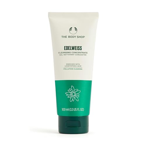 The Body Shop Edelweiss Cleansing Concentrate ? Facial Cleanser ? Gently Cleanses Tired, Dehydrated Skin? Vegan ? 100ml