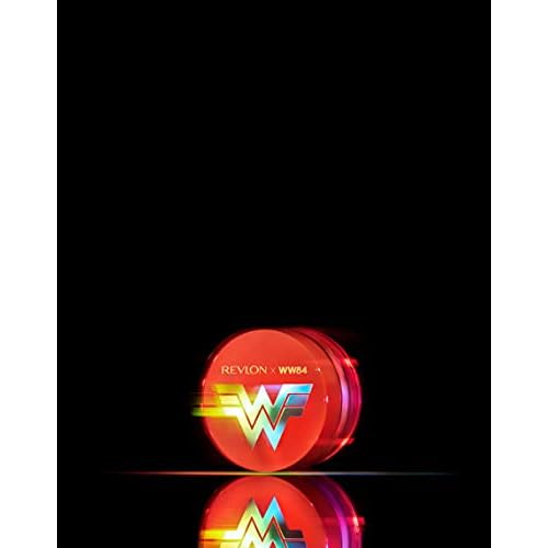 REVLON x WW84 Wonder Woman Liquid Armor Glow Pot, Glossy Eye and Face Jelly Highlighter, in Champagne, 001 Golden Lasso, 0.24 oz
