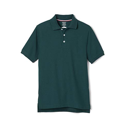 French Toast boys Short Sleeve Pique (Standard & Husky) Polo Shirt, Hunter Green, 2T US