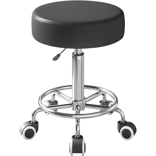 YEEZEE Rolling Stool with Wheels & Ultra Soft Cushion - Variation 1