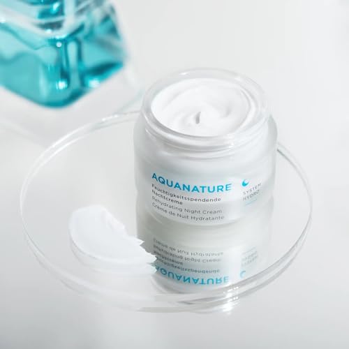 ANNEMARIE B?RLIND - AQUANATURE Rehydrating Night Cream - Papyrus and Glasswort Extracts for Lasting Hydration - Nourishes, Regenerates, Rehydrates - 1.69 Fl Oz