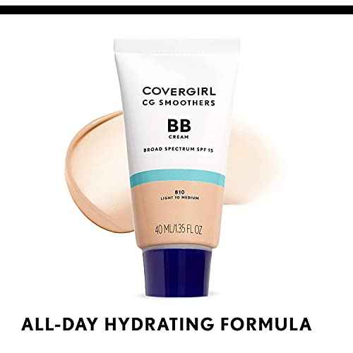 COVERGIRL Smoothers Lightweight Bb Cream With Spf 15, 810 Light To Medium Skin Tones,2 Count