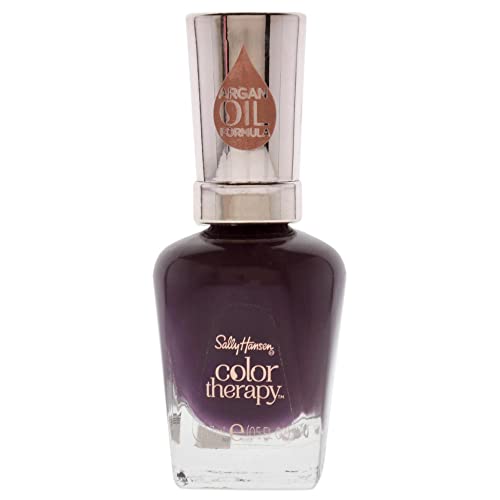 Sally Hansen Color Therapy Nail Polish, Exotic Acai, Pack of 1