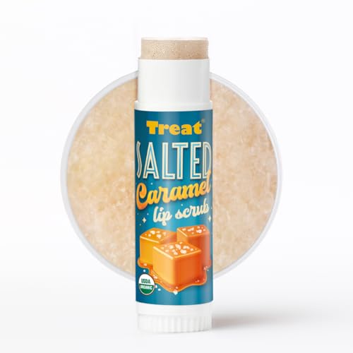 TREAT? Jumbo Lip Scrub - Salted Caramel, Organic & Cruelty Free (.50 OZ)