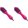 Bed Head One Step Volumizer and Hair Dryer | Dry, Straighten, Texture, Style in One Step (Pink) (Pack of 2)