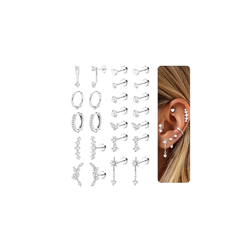 Hypoallergenic Flat Back Earrings - Surgical Steel for Sensitive Ears