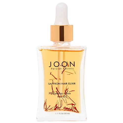 Joon Saffron Hair Elixir with Pistachio & Rose Oil - 1.11 Fl. Oz.