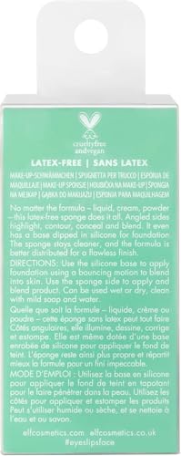 e.l.f. Angled Silicone Face Sponge - 3-Sided Blender