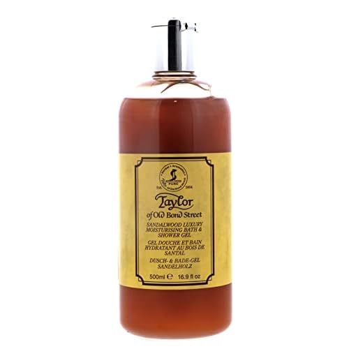 Taylor of Old Bond Street Sandalwood Moisturizing Bath and Shower Gel, 500 ml