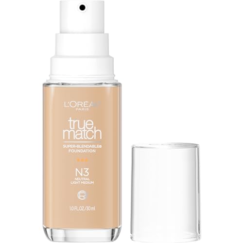 L'Oreal Paris True Match Super-Blendable Foundation, N3 Light Medium