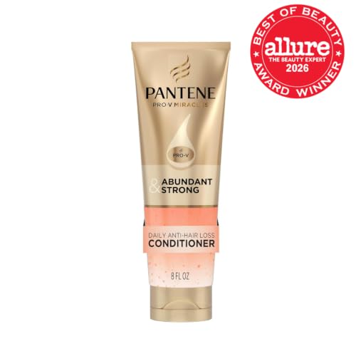 Pantene Abundant & Strong Conditioner 8 Fl Oz - Strengthens Hair from Root to Tip