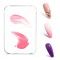 Acrylic Nail Art Palette - Transparent Gel Polish Mixing Plate for Nail Design