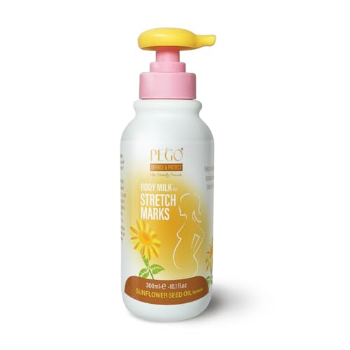 PEGO Stretch Mark Cream for Pregnancy,Prevention Belly Cream,Belly Oil for Pregnant Women,Moisturizing Body Cream,Prevent & Reduce Stretch Marks,Non-irritating 300g/10.1Fl Oz