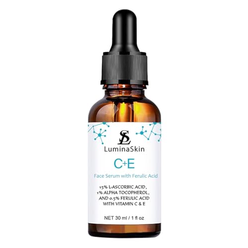 Vitamin C Face Serum Vitamin CE Serum with Ferulic Acid for Women Vitamin E and Ferulic Serum Skin Care - Vitamin C Serum for Face - Dark Spot Corrector, Anti Aging Face Care 1 Oz