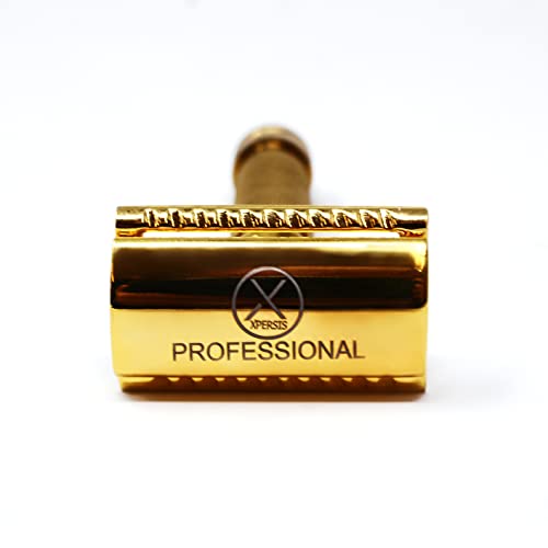 PRO Safety Razor For Men Double Edge Real Hand Crafted German Steel Gold