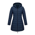 Bellivera Women Puffer Jacket Reversible Spring and Winter Fashion Warm Quilted Long Hooded Padded Bubble Coat