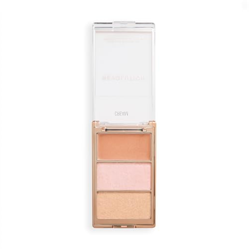 Revolution Highlight Icon Palette - Cream Powder Shimmer