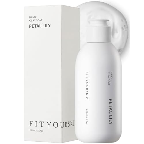 Perfumed Hand Clay Soap #Petal Lily - Exfoliating & Moisturizing Hand Scrub Gel to Bubble Wash - Clay Pearlite & Mineral - Gentle & Long Lasting Fragrance - 1.7 fl.oz