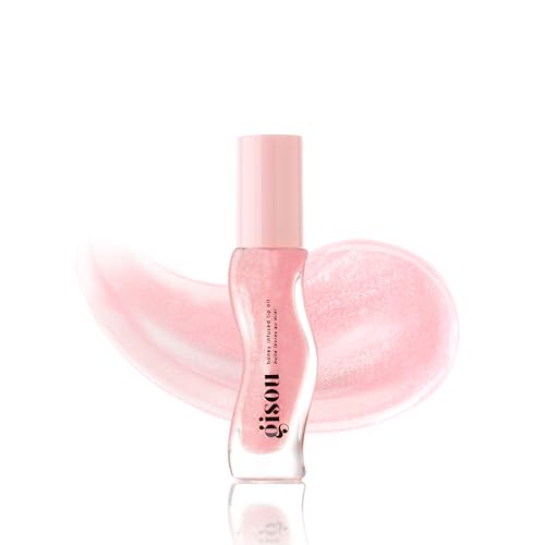 Gisou Honey Infused Lip Oil Watermelon Sugar 0.27 Fl Oz Natural Nourishing Gloss
