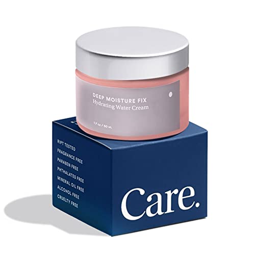 Care Skincare - Deep Moisture Fix, Hydrating Water Cream, Oil Free Face Moisturizer With Hyaluronic Acid, Fragrance Free For All Skin Types, Hydrating + Plumping 1.7 oz.