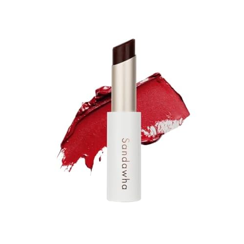 SKINCURE Sandawha Floral Halo Lip Glow(Rose) - Korean Natural Tinted Lip Balm with Camellia & Radish Extract, Hydrating Lip Care with Subtle, Everyday Color for Smooth & Supple Lips, 3.4g