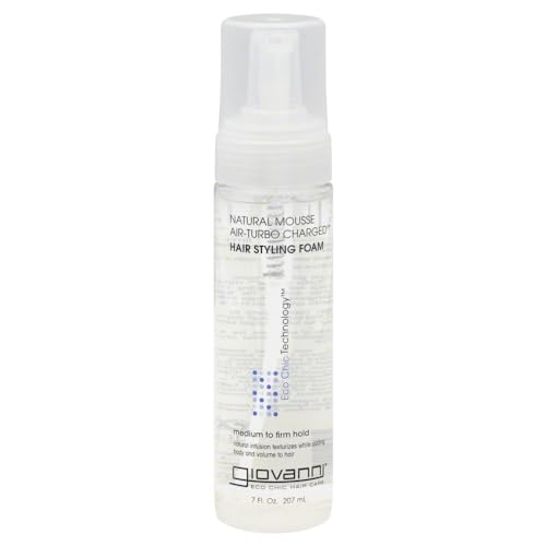 Giovanni Hair Styling Foam Natural Mousse - Air Turbo Charged, 7 Ounce - 6 per case.