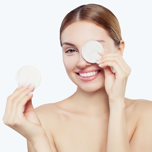 160 Cotton Rounds - Soft, Lint-Free Makeup Remover Pads