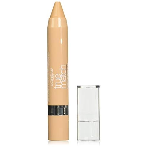 L'Oreal Paris True Match Super Blendable Crayon Concealer, Light/Medium Warm, 0.1 oz.