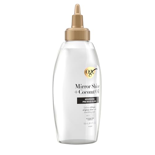 OGX Mirror Shine Coconut Oil Pre-Wash Hair Gloss 4 oz