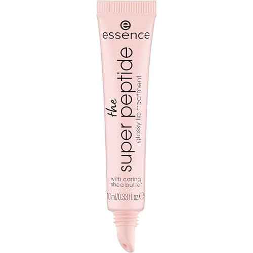 essence | The Super Peptide Glossy Lip Treatment | Hydrating, Nourishing and Non-Sticky | Vegan, Gluten Free and Cruelty Free (01 | Peptacular!)
