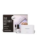 LONDONTOWN GelShift Top Coat and Foldable UV Lamp Set, Transformative UV Gel Top Coat for Nail Polish, Light and Fast Curing Lamp