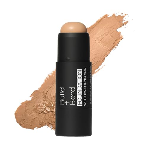 Palladio Build & Blend Foundation Stick, Medium Coverage, Almond