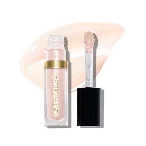 LAURA GELLER NEW YORK Jelly Balm Hydrating Lip Serum, Neutral Ground + Serum Blush Cheek Tint, Practical Pink
